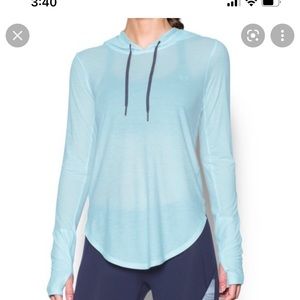 Under Armour Supreme light Blue Hoodie